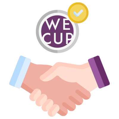 WeCup is het duurzame alternatief voor de wegwerpbeker in elke werkomgeving.