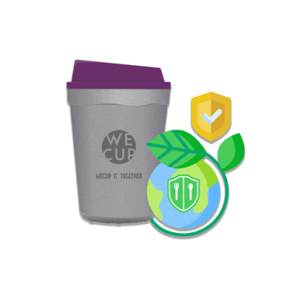 Gemakkelijk impact maken met WeCup. Blijf doen wat je altijd deed. Drankje drinken, beker weggooien en weer door. Wij doen de rest.